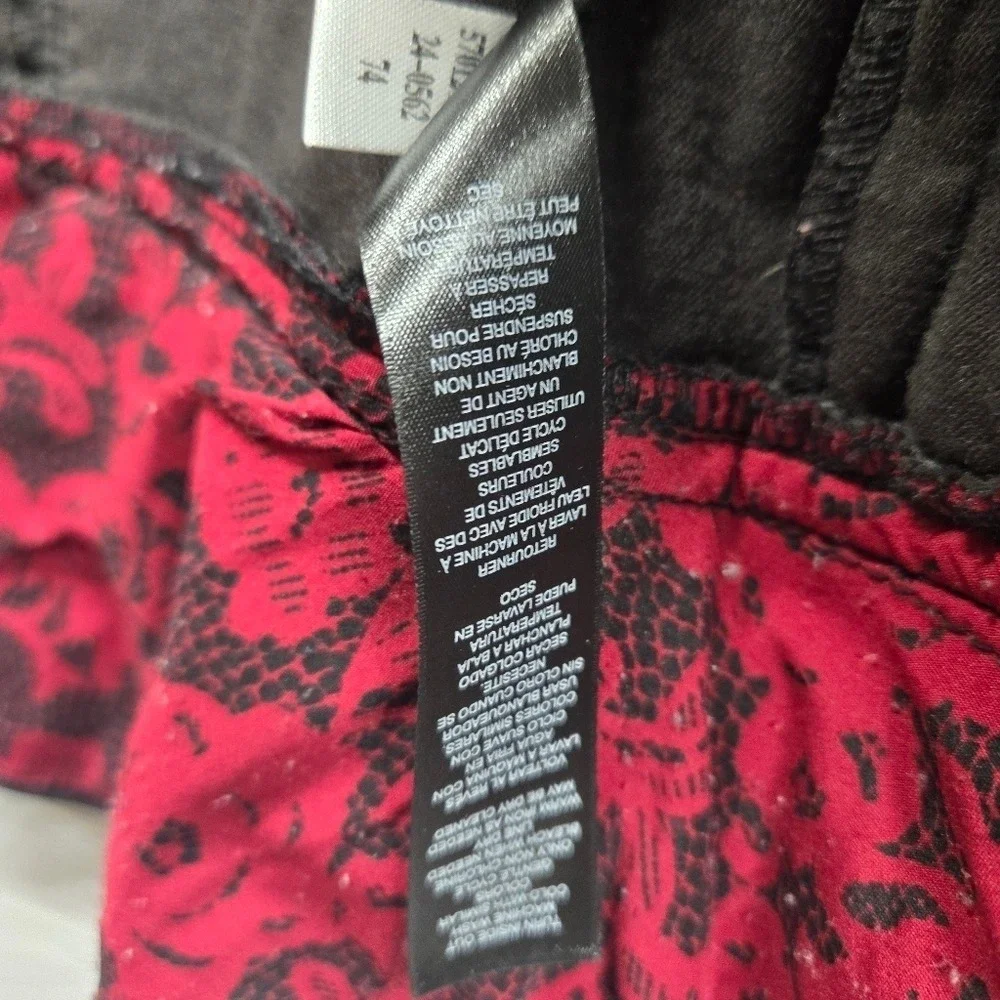 White House Black Market Velvet Moto Jacket Size 4‎ Goth Witchy